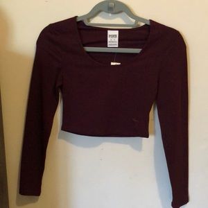 NWT PINK Victorias Secret Crop top shirt